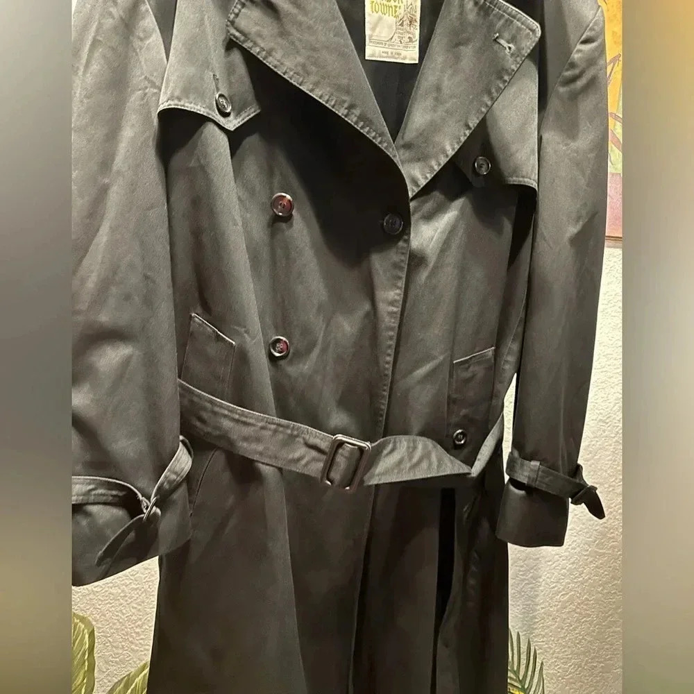 London towne long trench coat women’s size 46(long) - Picture 5 of 16